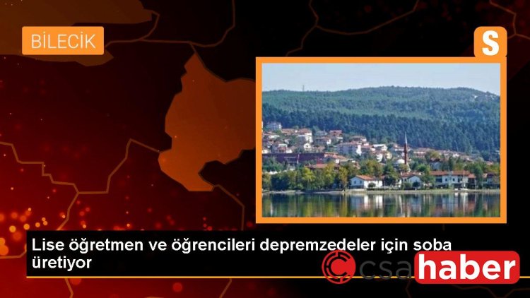 Lise öğretmen ve öğrencileri depremzedeler için soba üretiyor