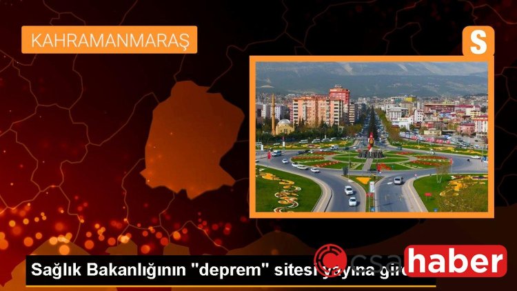 Sağlık Bakanlığının “deprem” sitesi yayına girdi