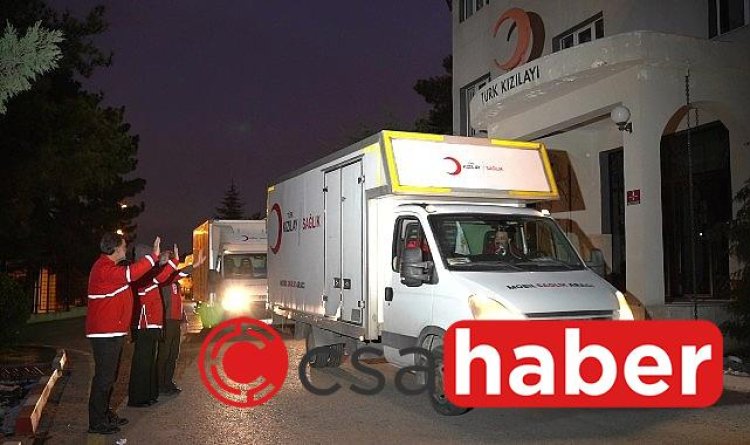 Kızılay Deprem Bölgesindeki Sağlık Hizmetlerini Takviye Ediyor