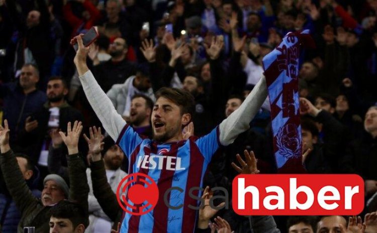 Trabzonspor’da Basel maçına dev bayrak