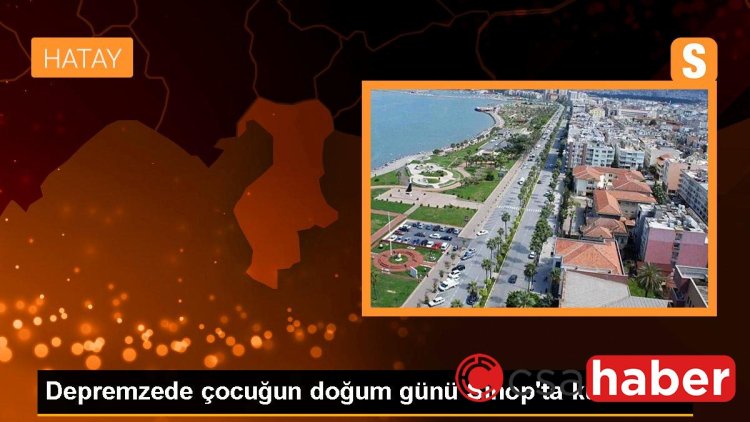 Depremzede çocuğun doğum günü Sinop’ta kutlandı