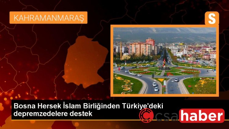 Bosna Hersek İslam Birliğinden Türkiye’deki depremzedelere destek