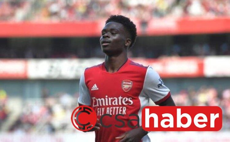 Arsenal’de Saka ile yeni sözleşme