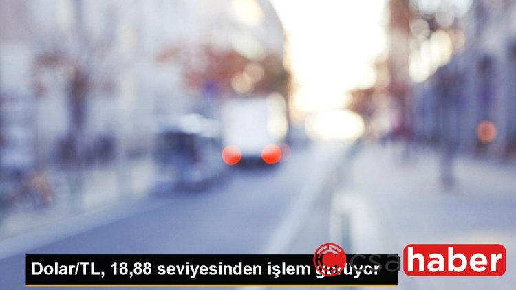 Dolar/TL, 18,88 seviyesinden işlem görüyor