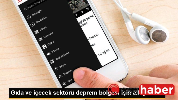 Gıda ve içecek sektörü deprem bölgesi için tek yürek