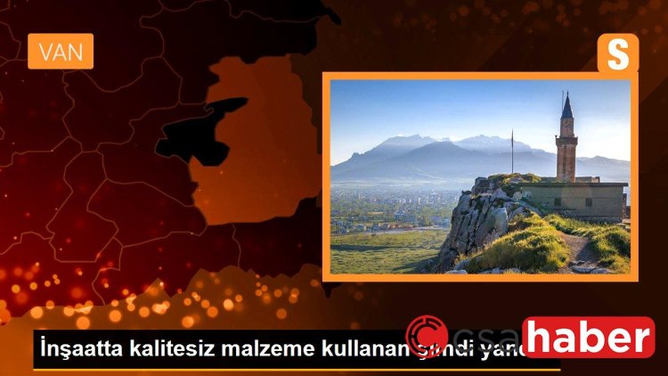 İnşaatta kalitesiz malzeme kullanan şimdi yandı