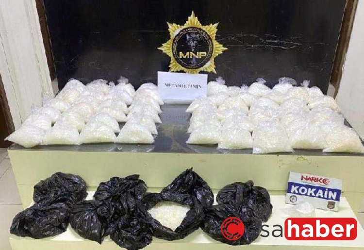 Mersin’de 43,8 kilo metamfetamin ele geçirildi