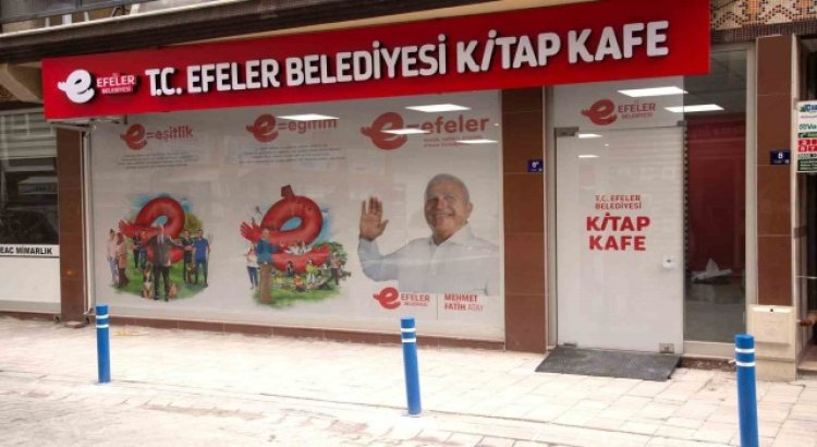 Efeler Belediyesi 10uncu Kitap Kafeyi açıyor