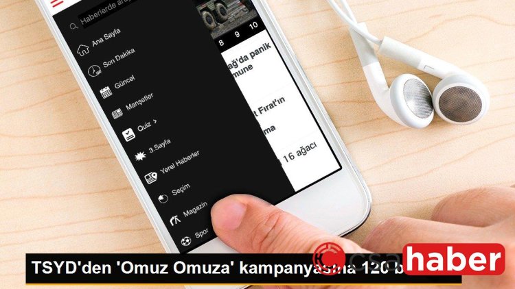 TSYD’den ‘Omuz Omuza’ kampanyasına 120 bin TL