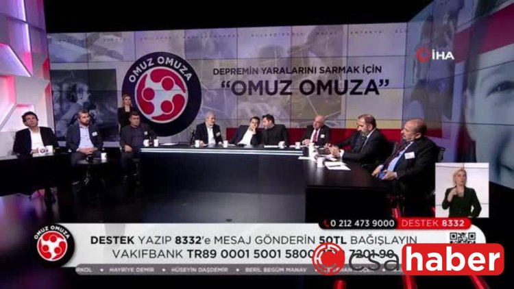 ‘Omuz Omuza’ kampanyasında 845.7 milyon lira yardım toplandı