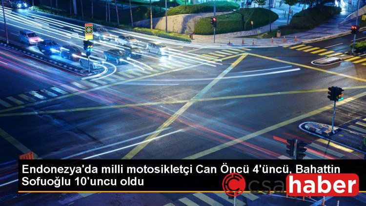 Endonezya’da milli motosikletçi Can Öncü 4’üncü, Bahattin Sofuoğlu 10’uncu oldu