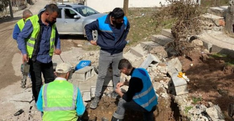 ŞUSKİ Adıyaman’da altyapı iyileştirme çalışmalarını sürdürüyor