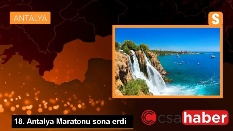 18. Antalya Maratonu sona erdi