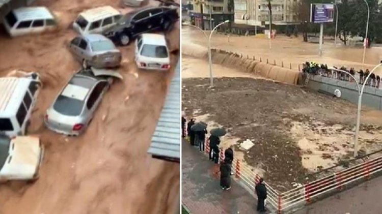 Şanlıurfa’da son yılların en yoğun yağışı! Şanlıurfa’da sel hayatı felç etti