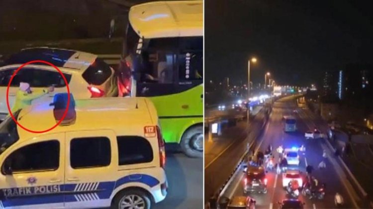 50 km’lik kovalamaca! Pendik’te polisi peşine takan yolcu midibüsü İstanbul’u birbirine kattı