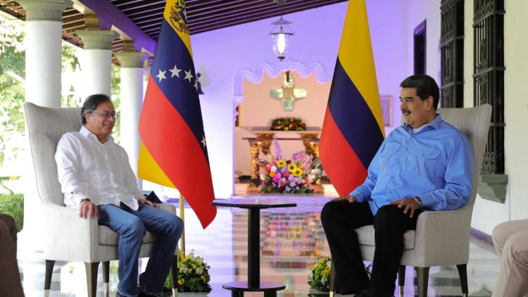 Kolombiya ile Venezuela liderleri bir araya geldi