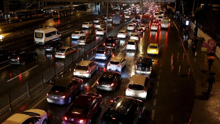 İstanbul’da trafik yoğunluğu yüzde 78