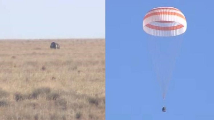 Göktaşının çarptığı Soyuz MS-22 uzay aracı, Dünya’ya geri döndü