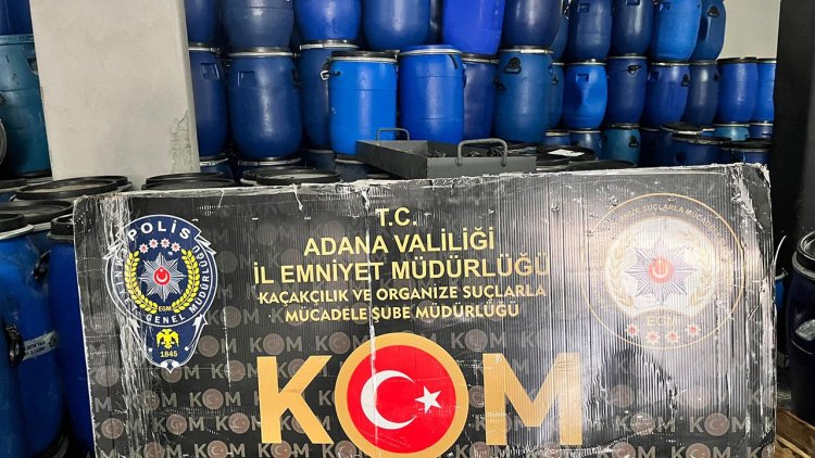 Adana’da 14 bin 300 litre kaçak akaryakıt ele geçirildi