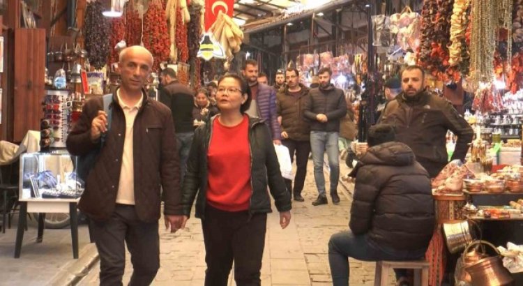 Depremin vurduğu Gaziantepte turist yoğunluğu sevinci