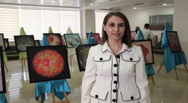 Hastalıklı dokular sanat eserine dönüştü