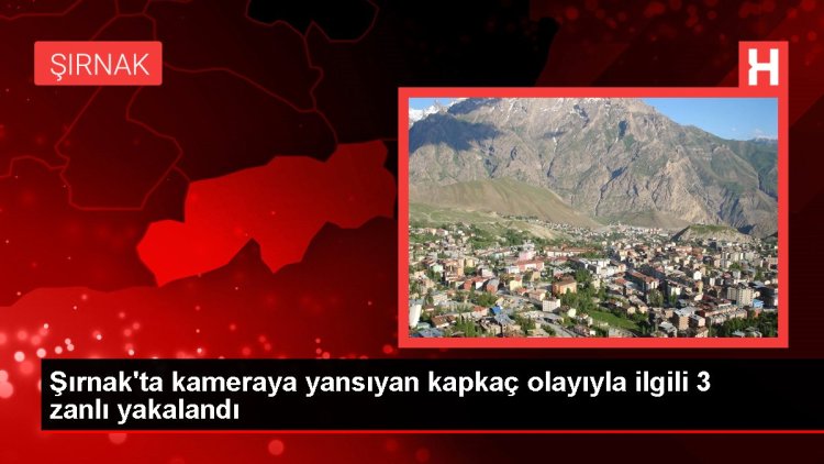 Şırnak’ta kameraya yansıyan kapkaç olayıyla ilgili 3 zanlı yakalandı