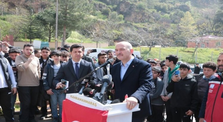 İlk ders zilini Bakan Soylu çaldı: Sizleri bu yarışta geride bırakmayacağız