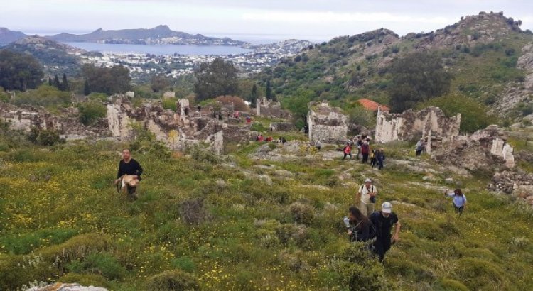 Aydınlı doğaseverler, 600 yıllık bir Türkmen köyü Sandimayı keşfetti