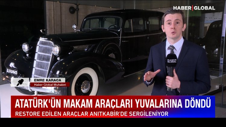 Atatürk’ün makam araçları yuvalarına döndü… Vatandaşlar yoğun ilgi gösterdi