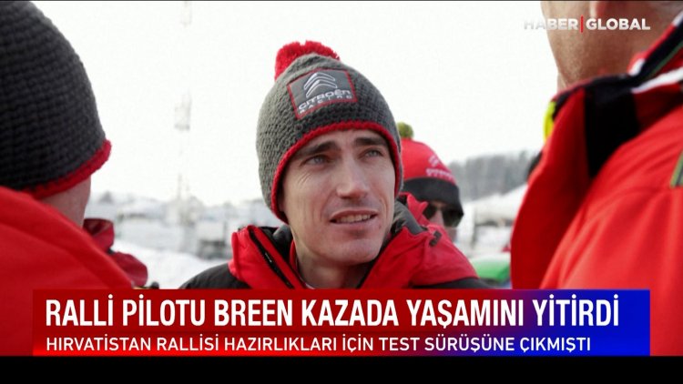 İrlandalı ralli pilotu Craig Breen test sırasında kaza yaptıktan sonra öldü