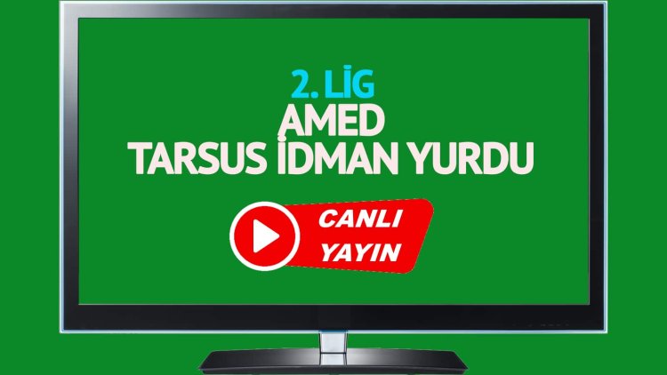 Amedspor Tarsus İY maçı canlı yayınlanacak mı? Amedspor Tarsus İY maçı canlı izle