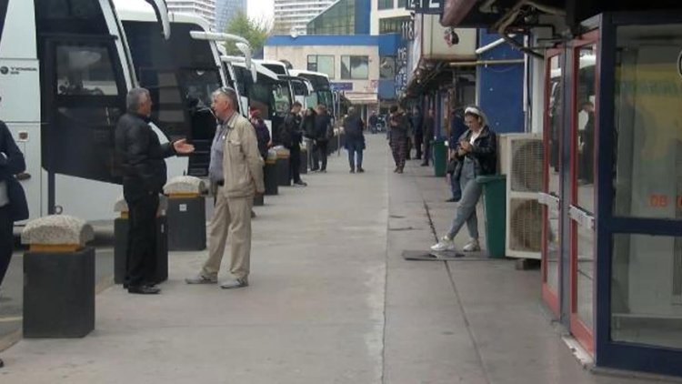 Bayram öncesi otogarda alışılmadık manzara! Hava ve demiryolu karayolunu vurdu