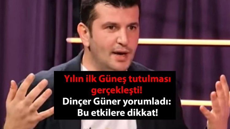 Yılın ilk Güneş tutulması gerçekleşti! Dinçer Güner yorumladı: Bu etkilere dikkat!