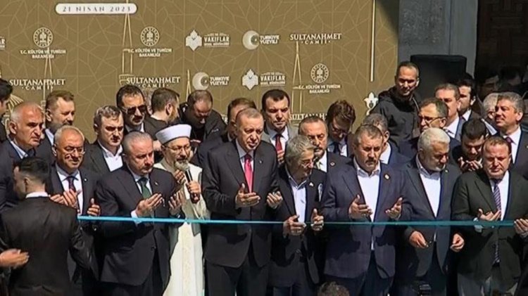 Cumhurbaşkanı Erdoğan, cami açılışında muhalefeti yuhalayanlara böyle karşılık verdi