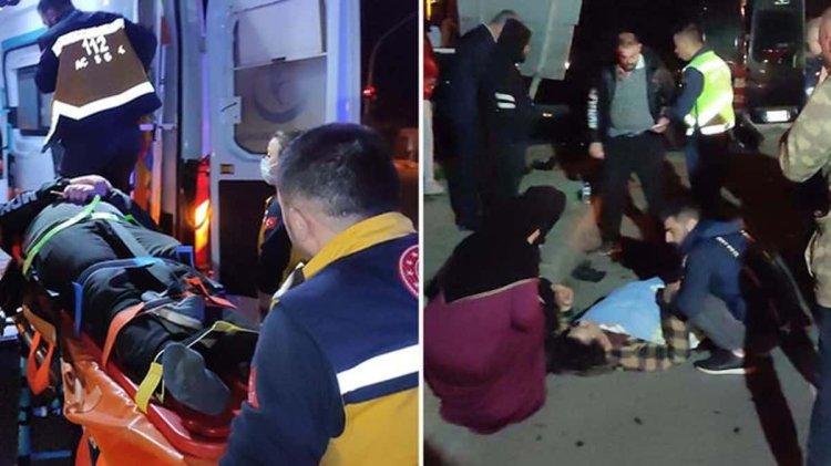 Tekirdağ’da tur minibüsü ile otomobil çarpıştı: 1’i ağır 20 yaralı