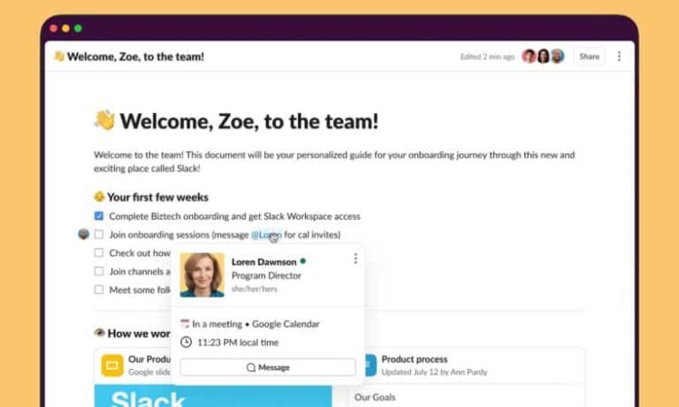 Slack Canvas ile iş hayatında yenilikçi iş birliği ve düzen