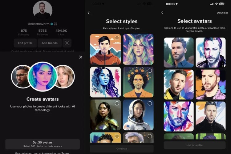 TikTok yapay zekâ avatarları hazırlıyor