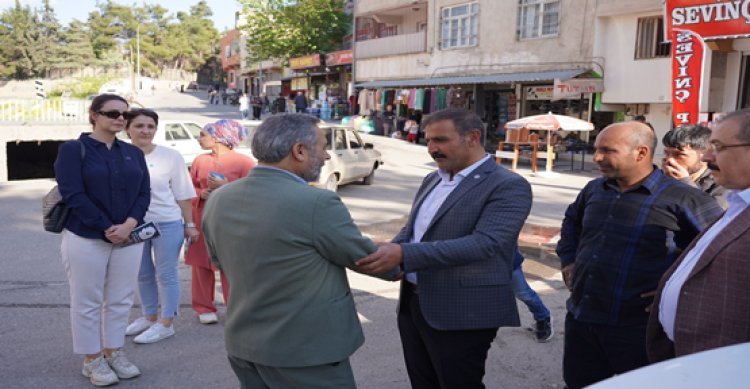 Emin Yetim, Mahalle ve esnaf gezilerini sürdürüyor