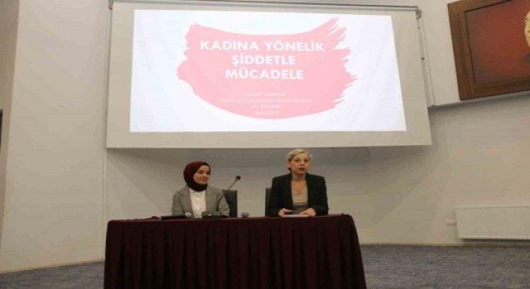 Kütahyada velilere, Kadına Yönelik Şiddetle Mücadele” eğitimi