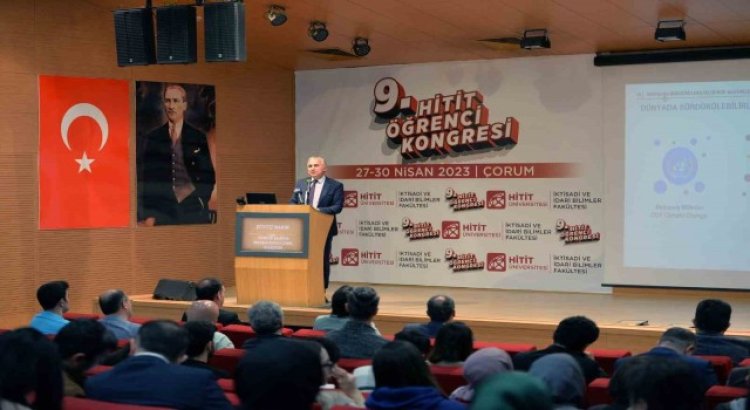 Çorumda 9. Hitit Öğrenci Kongresi başladı