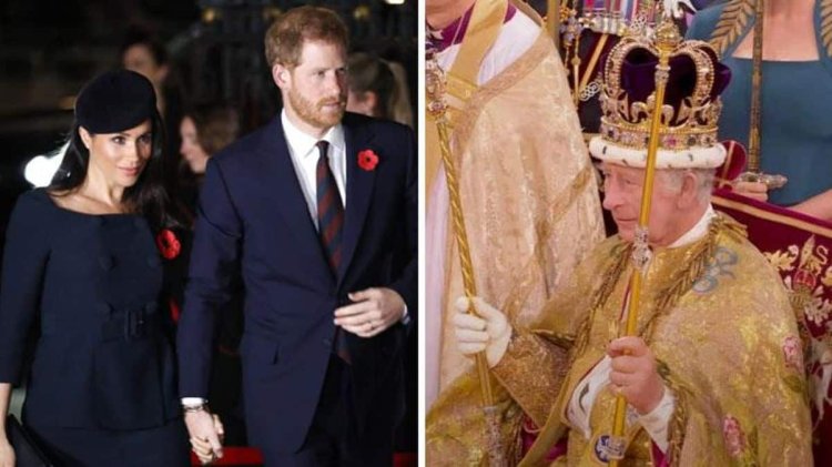 Kraliyet ailesinden ayrılan Meghan Markle, Kral Charles’ın yemin törenine katılmadı