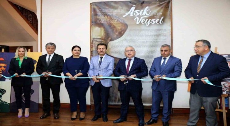 Sivasta “Aşık Veysel” sergisi açıldı