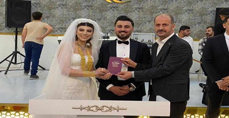 Yavuz,  terör gazisinin nikah şahidi oldu