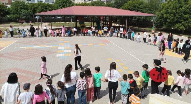 Erdemlide anaokulu öğrencilerine yönelik Bahar Şenliği