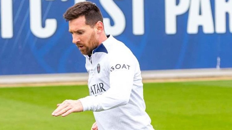 Lionel Messi antrenmanlara geri döndü