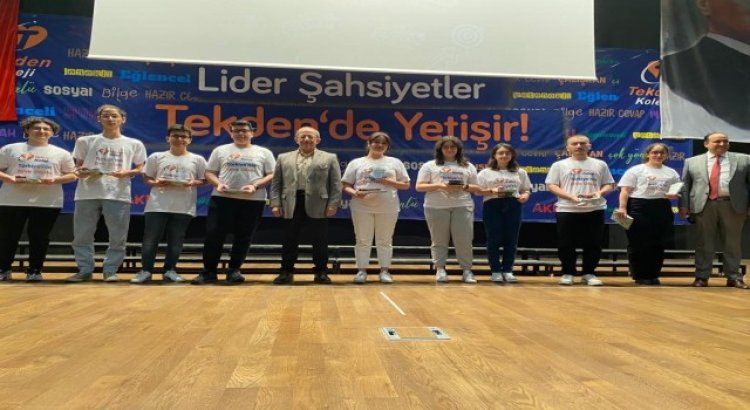 Tekden Fen ve Anadolu Lisesinde MSÜde üstün başarı