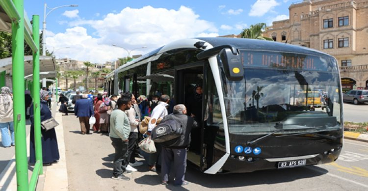 Urfa&#039;da depremzedelere ulaşım ücretsiz