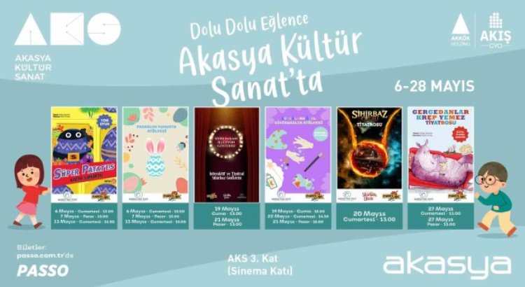 Akasya Kültür Sanatın Mayıs ayı programı belli oldu