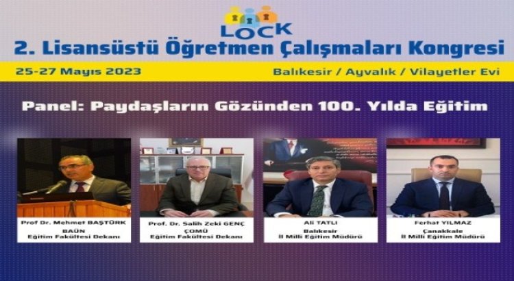 Ayvalıkta Lisansüstü Öğretmen Çalışmaları Kongresi için dinleyici kayıtları sürüyor