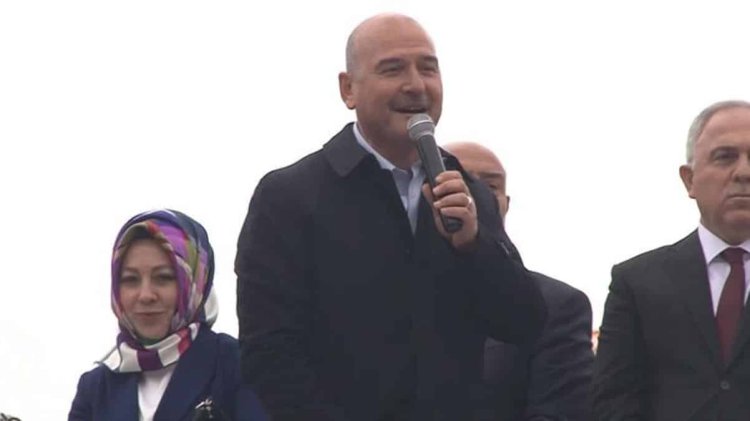 Konuşmasında şarkıyı açan CHP adına Bakan Soylu ne yaptı: Sözleri anlamıyor musunuz?